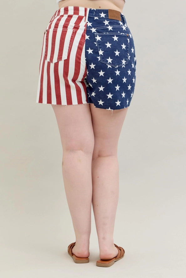 Judy High Waist Americana Shorts