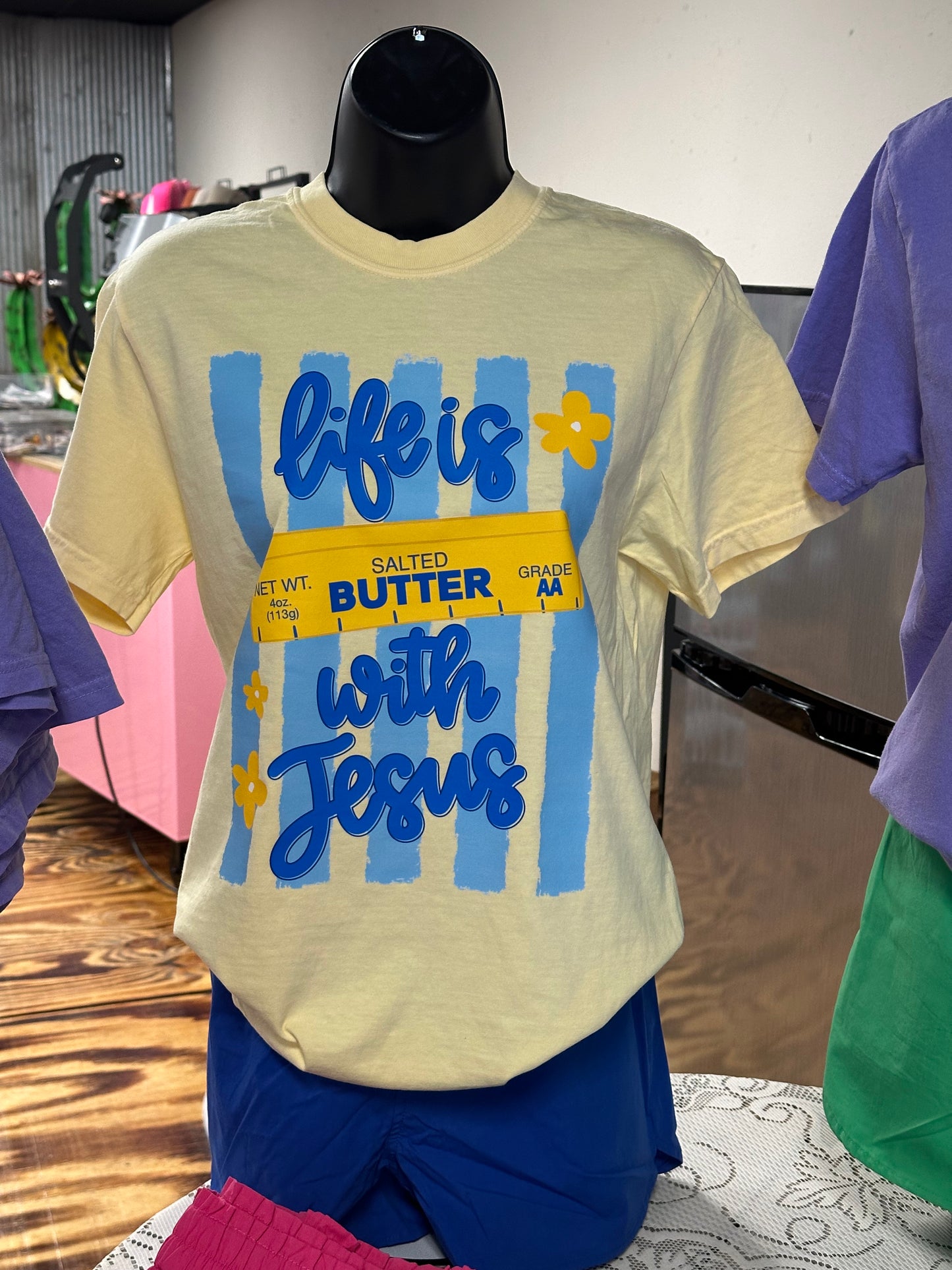 Life is Butter with Jesus T-Shirt