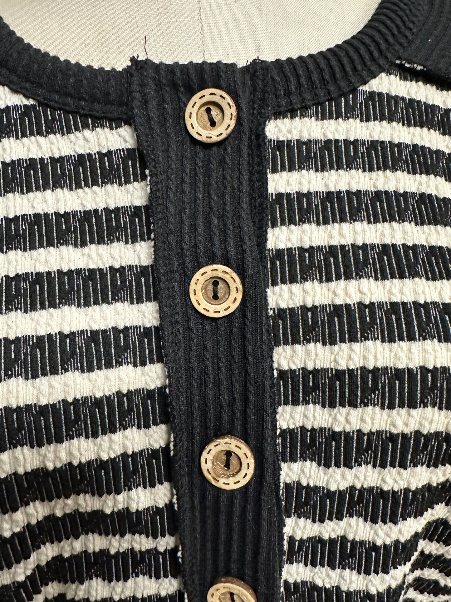Urban Ribbed Striped Long Sleeve Top