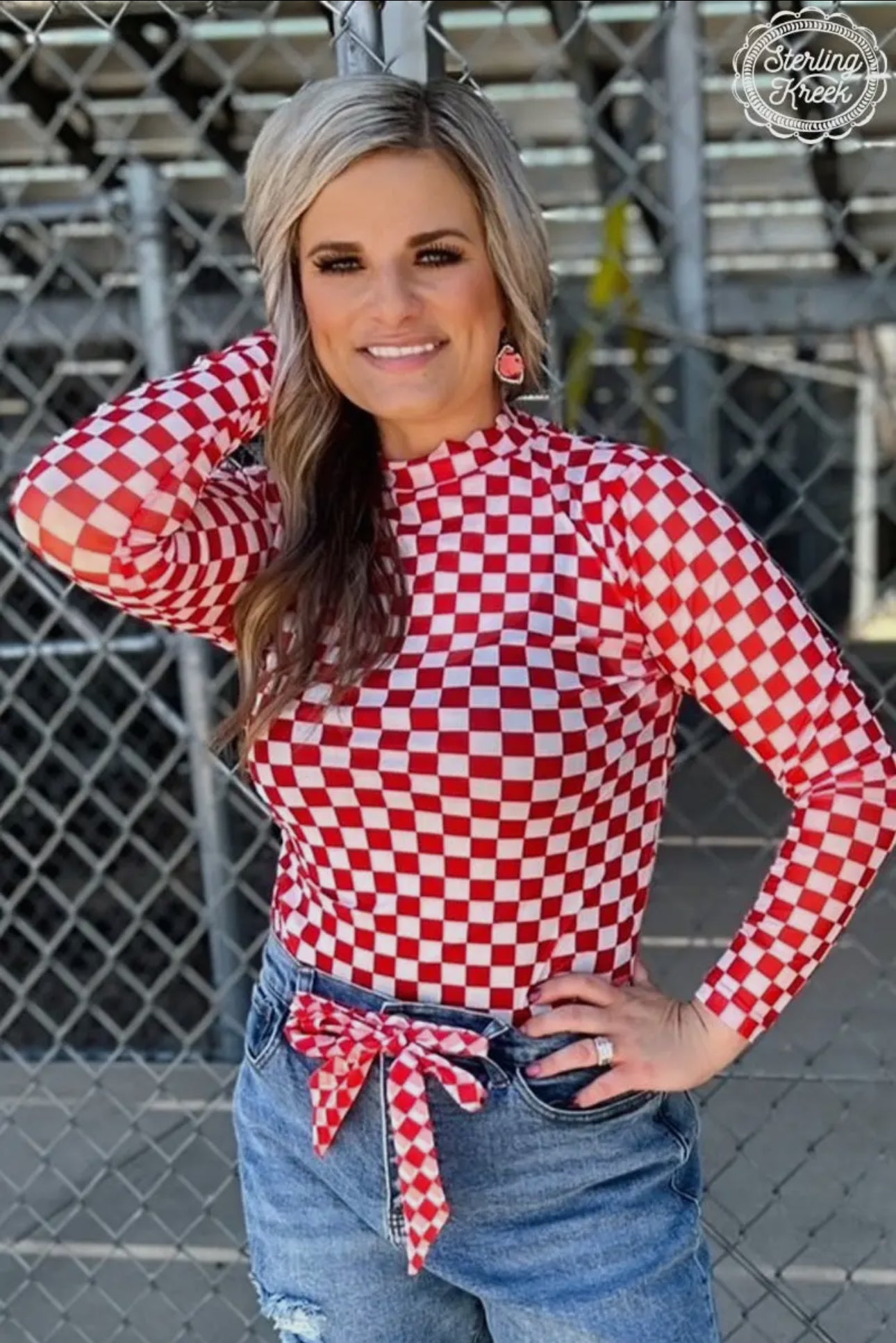 Pep Rally Mesh Top