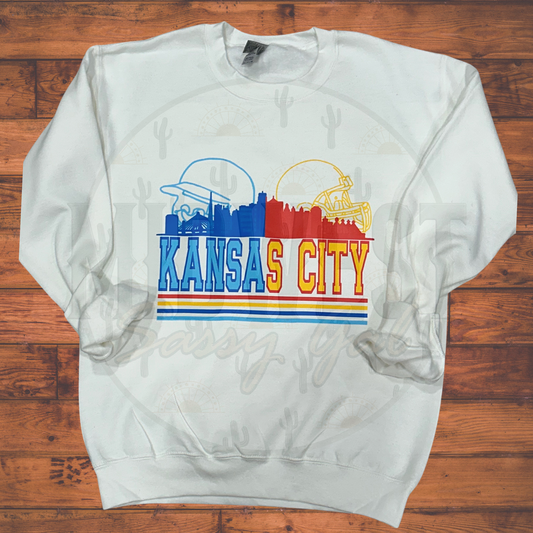 Red & Blue KC Crewneck