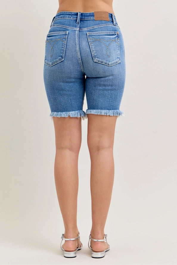 Judy Blue HW Bermuda Shorts