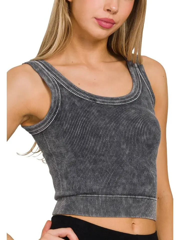 Cropped Seamless Tank