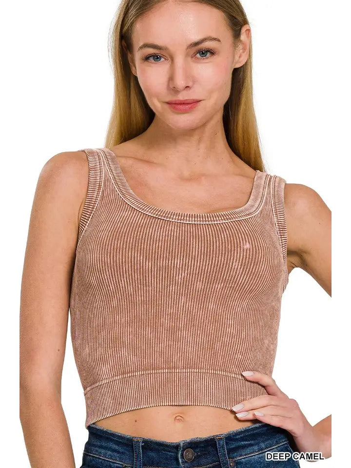 Cropped Seamless Tank