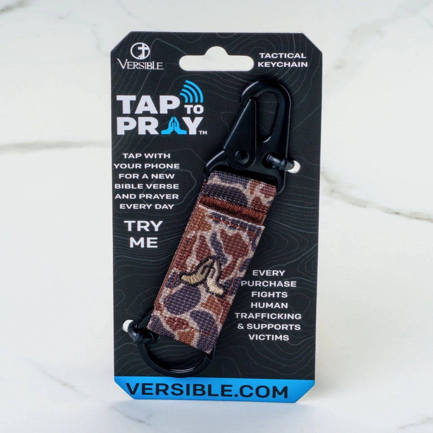 Tap to Pray Tactical Keychain (4 Colors)