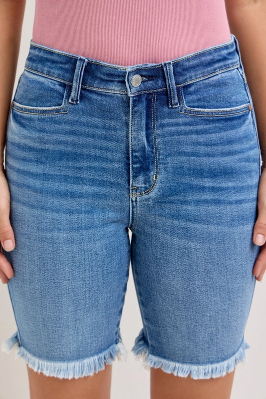 Judy Blue HW Bermuda Shorts