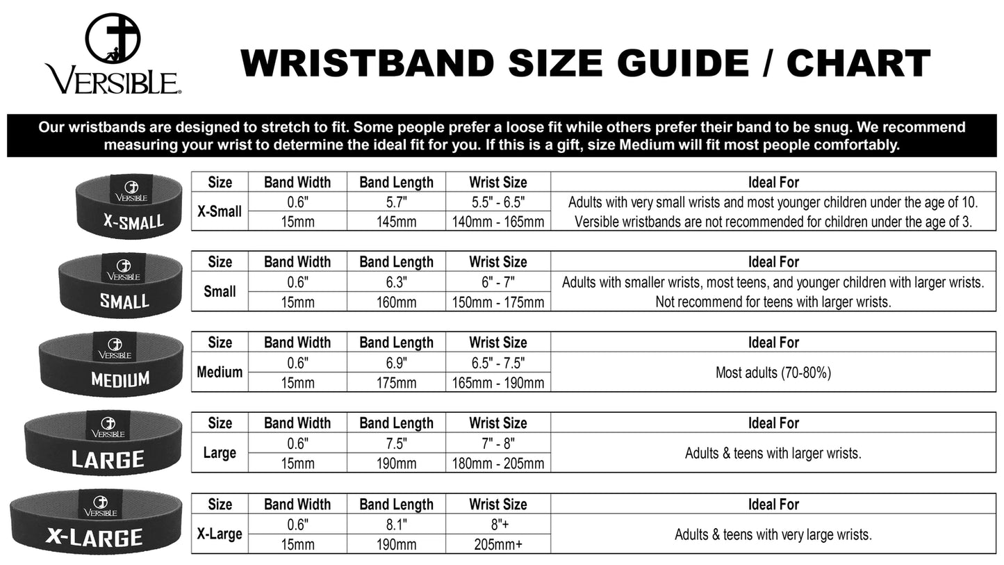 Tap To Pray Wristband (Multiple Colors)