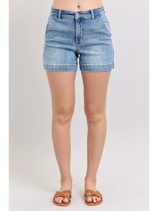 Judy Blue High Waist Trouser Shorts