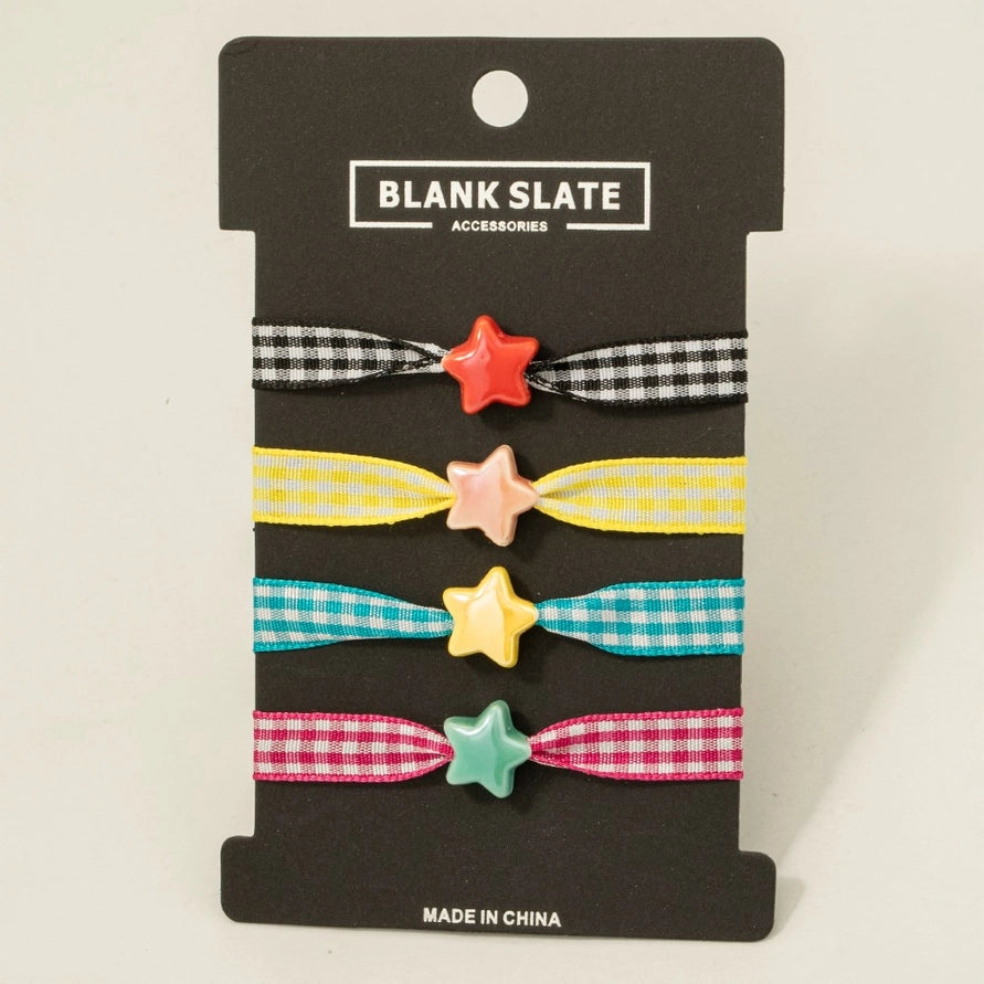 Ceramic Star Ribbon Bracelets