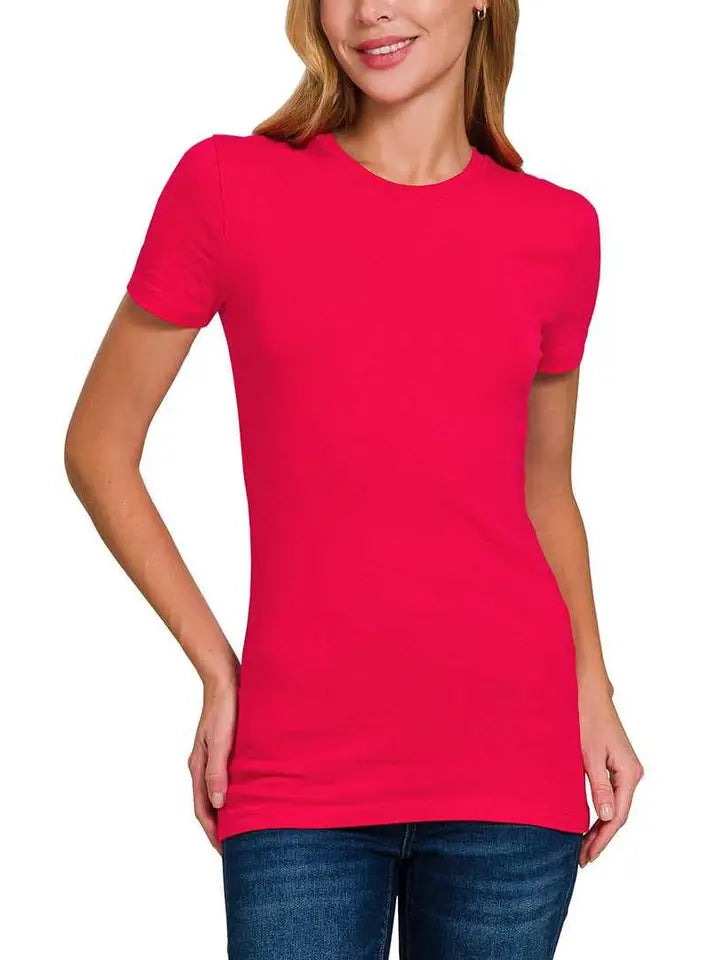 Basic Short Sleeve Tee (Multiple colors)