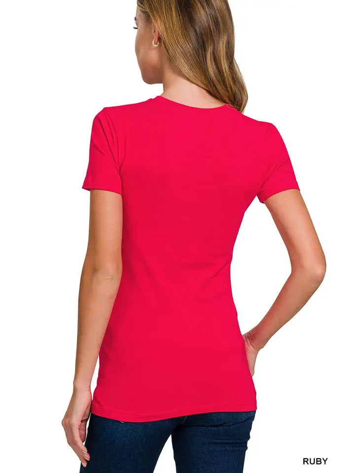 Basic Short Sleeve Tee (Multiple colors)