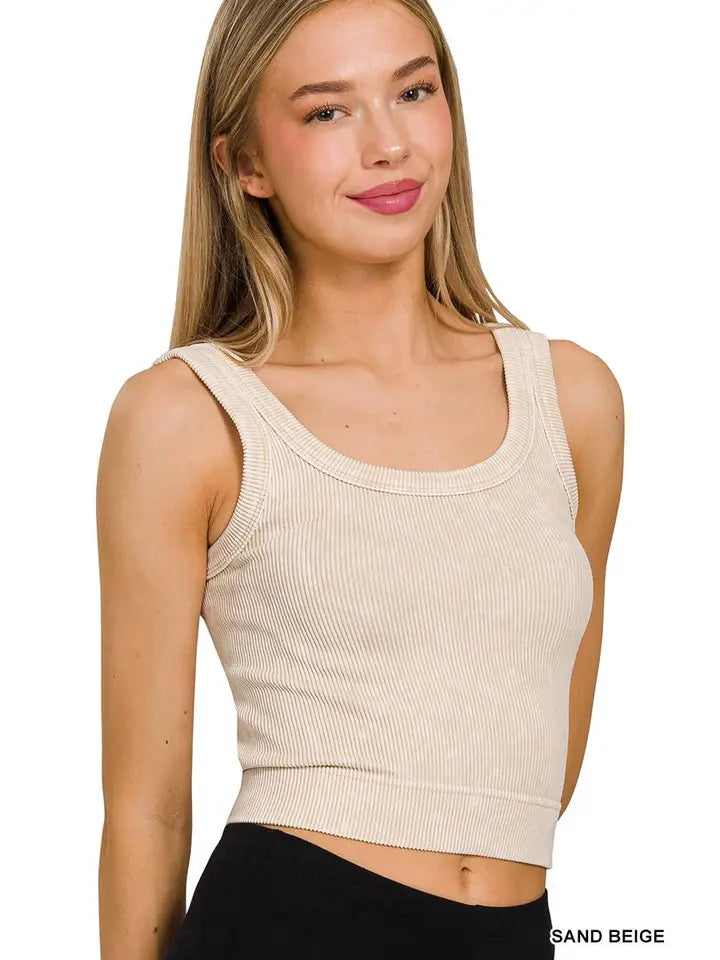 Cropped Seamless Tank
