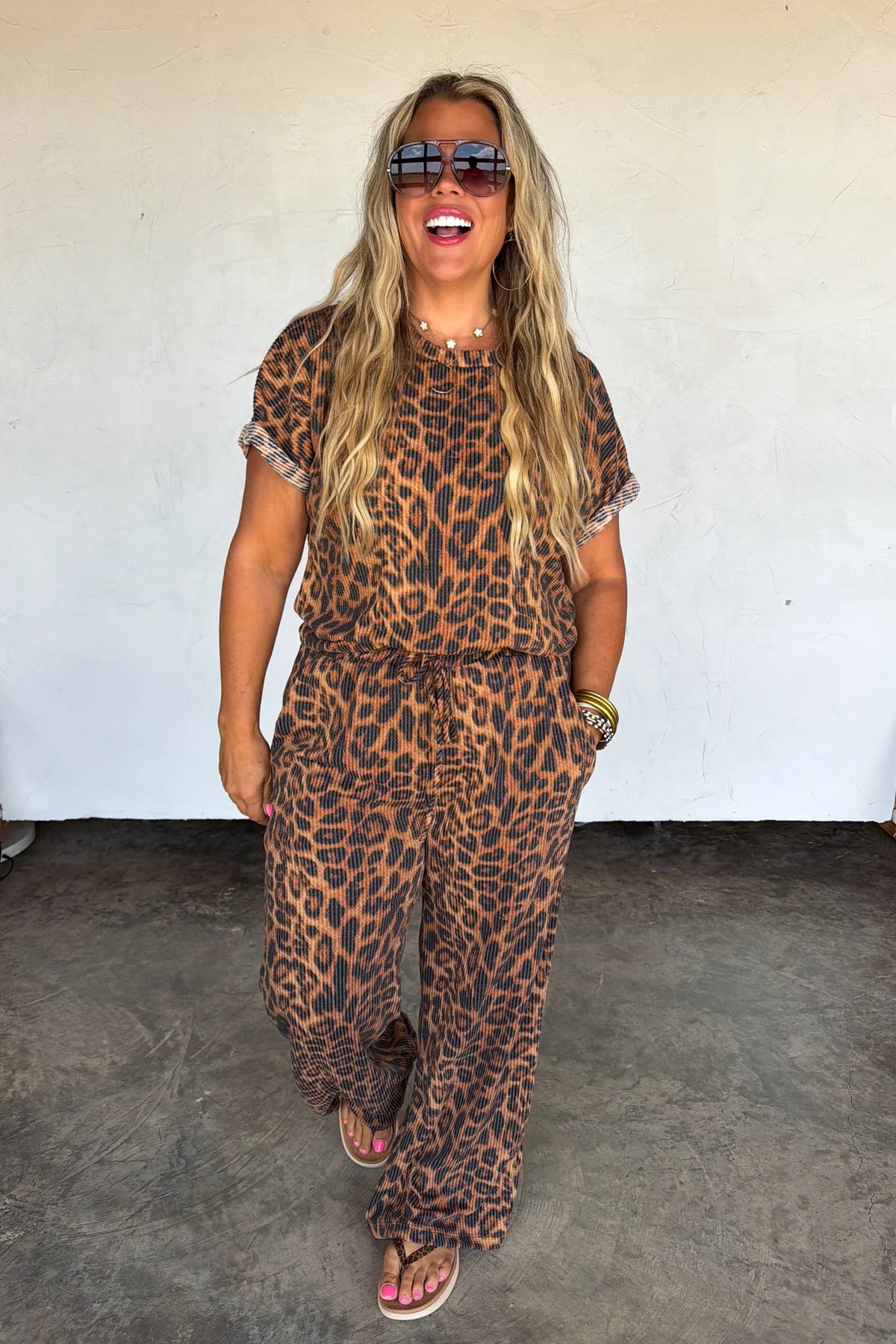 Kelsey Cheetah Pant Set