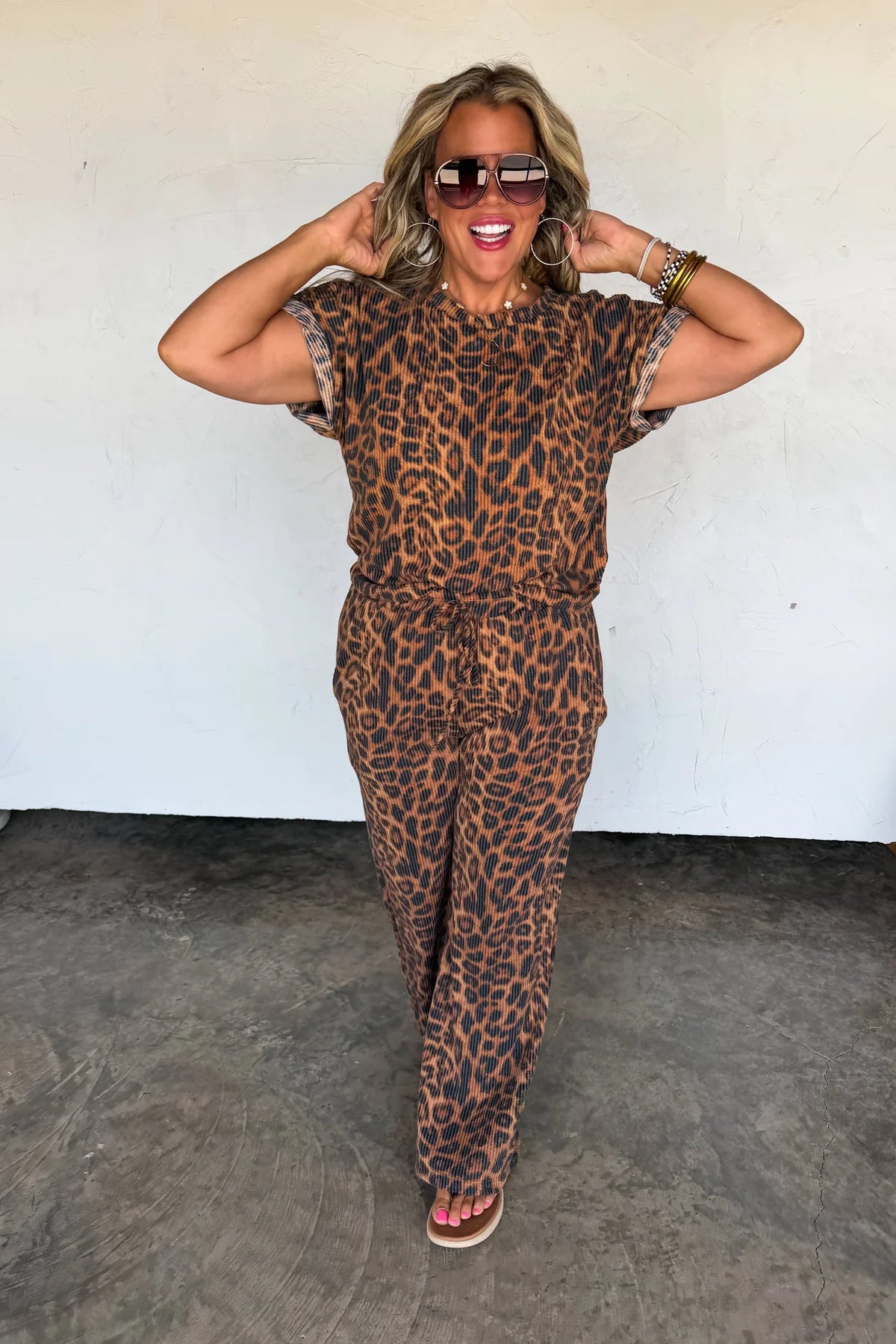 Kelsey Cheetah Pant Set