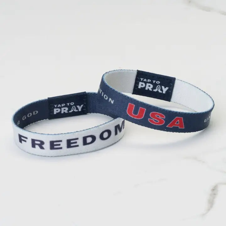 Tap To Pray Wristband (Multiple Colors)