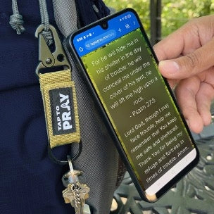 Tap to Pray Tactical Keychain (4 Colors)