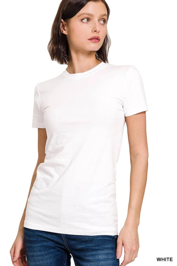 Basic Short Sleeve Tee (Multiple colors)